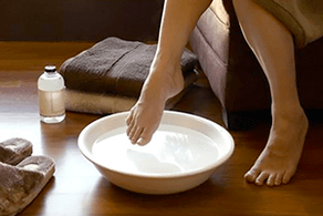 Soak your feet to treat nail fungus
